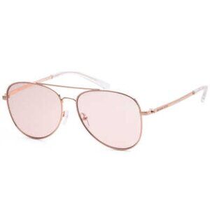 Michael Kors Women's Rose Gold Pilot Sunglasses